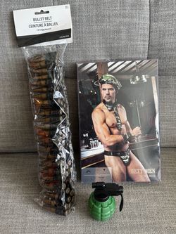 Men's Military Costume Set with Accessories