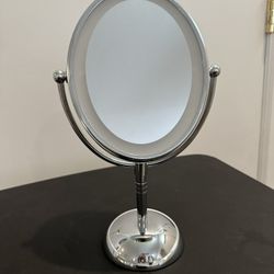 Two Side Mirror With Two Light Settings 