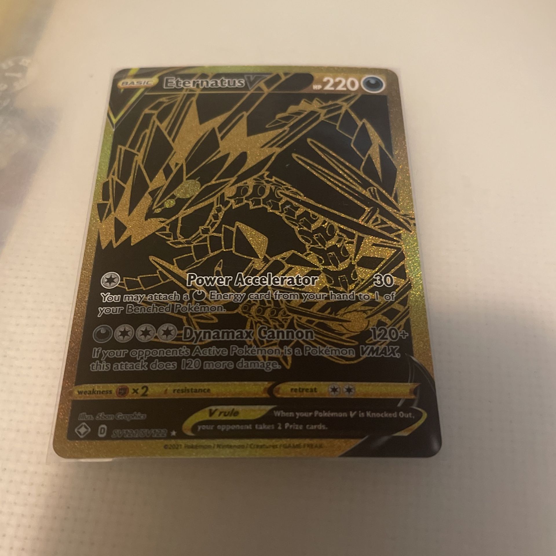 Pokémon Eternatus V SV121/SV122 & Eternatus Vmax SV122/SV122