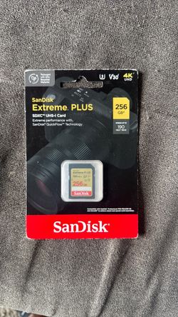 SanDisk Extreme Plus 256GB SD Card