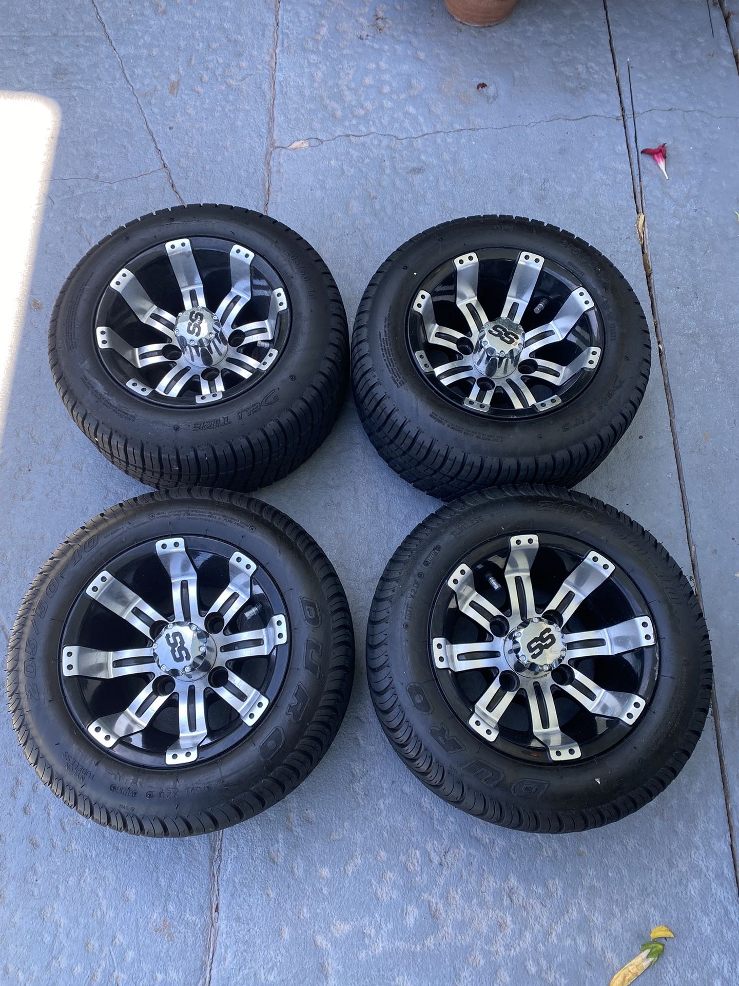 Golf Cart Wheels And Tires (set of 4)