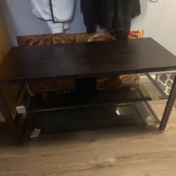 Wood And Glass Tv Stand