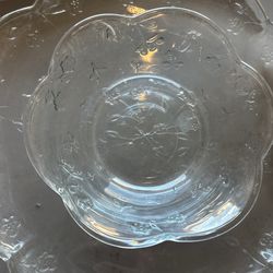 Serving tray with bowl