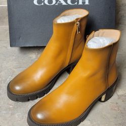 Coach Leather Bootie