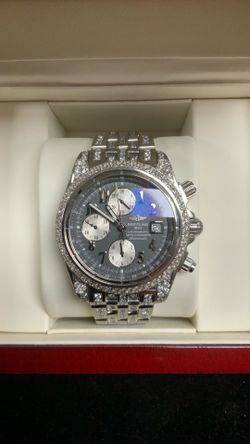 Breitling Chronomat Diamond Chronograph Watch