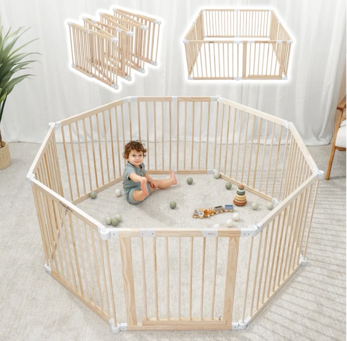 Baby Gira Flexible playpen