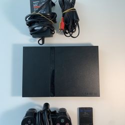 PlayStation 2 Slim Console Black Sony PS2