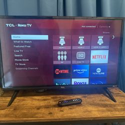 32” TCL Roku TV
