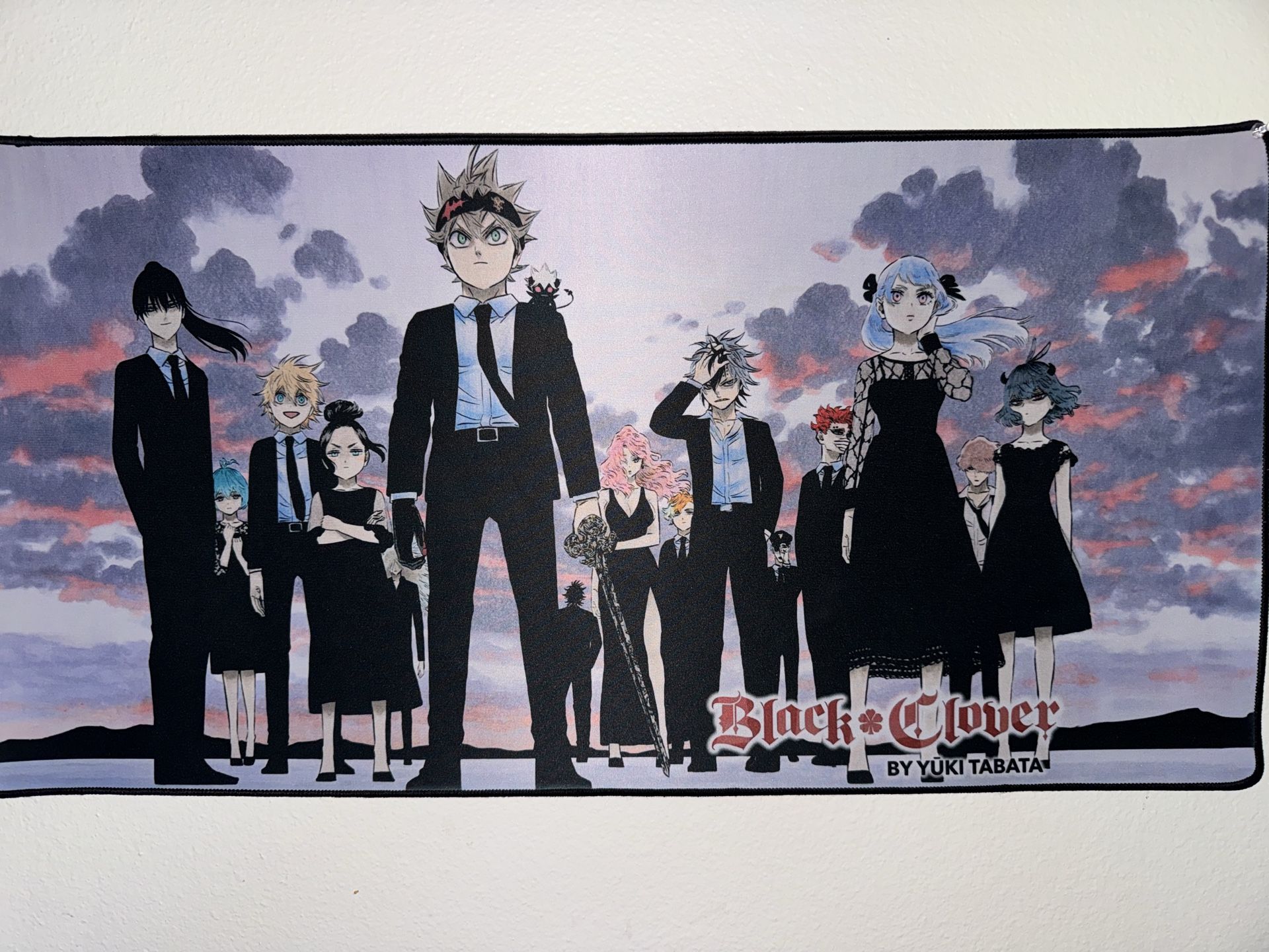 Black clover mousepad