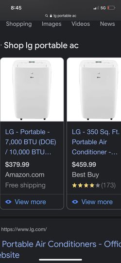 Lg Portable AC GEEAT CONDITION  