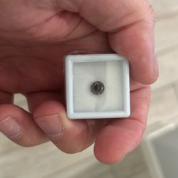 1.27 Carat Cut Salt And Pepper Diamond Open To Trades