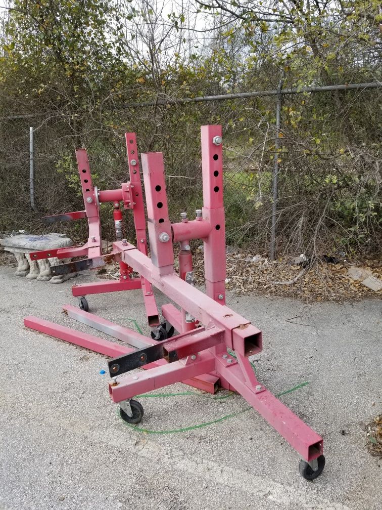 Car rotator rotisserie