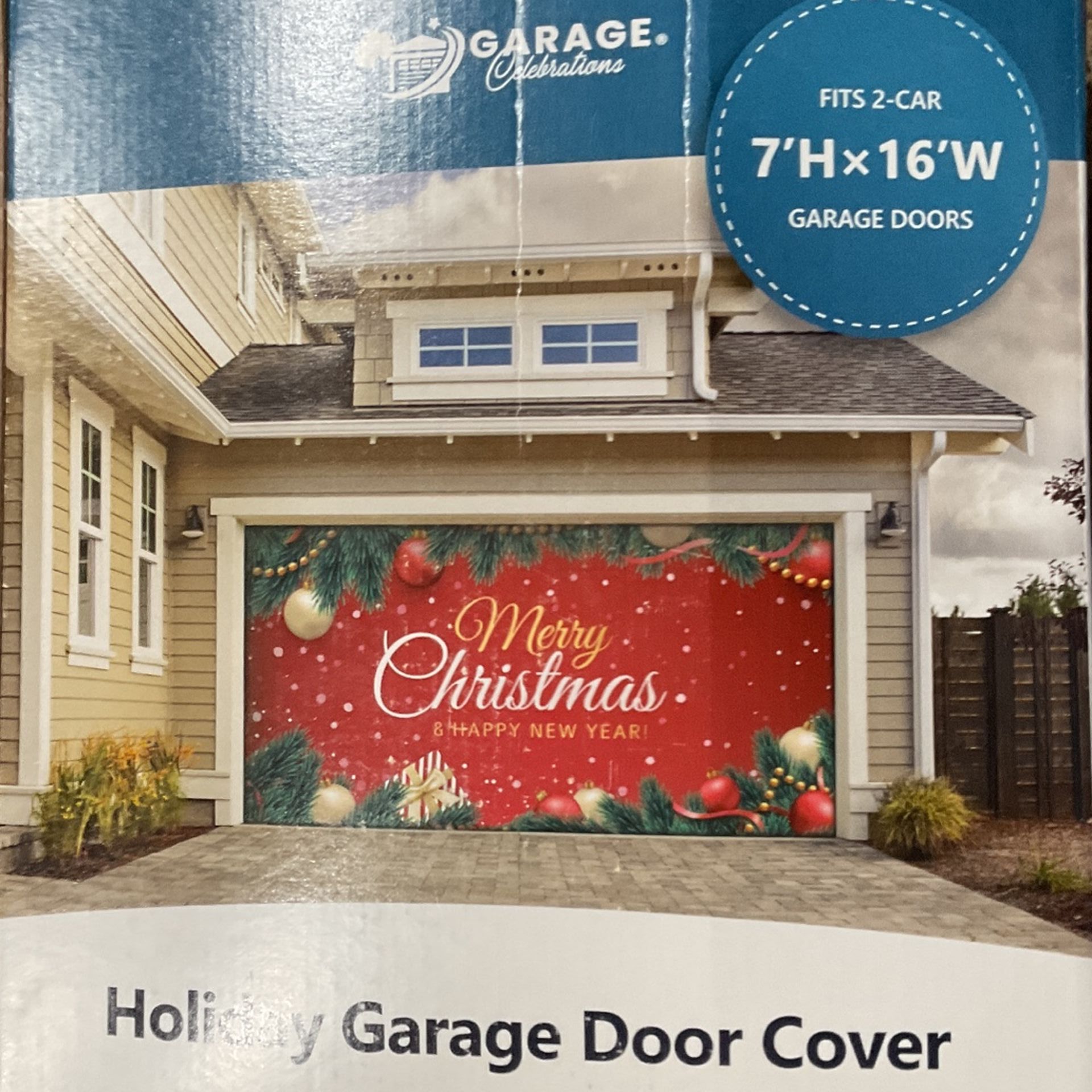 Christmas Garage Door Cover