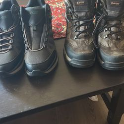 Work Boots Size 12 Like New Both For $ 30
