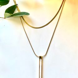 Titanium Steel Foldable Necklace — Simple, Stylish, and Versatile