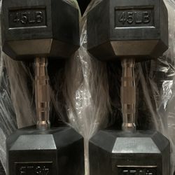 45 Pounds Dumbbells