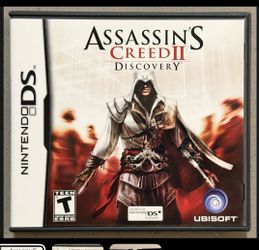 Assassin’s Creed II Discovery Nintendo DS Complete Authentic Case Manual