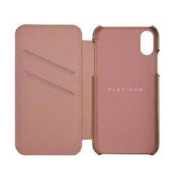 Platinum Folio Wallet Case for Apple iPhoneX and XS Deep Pink