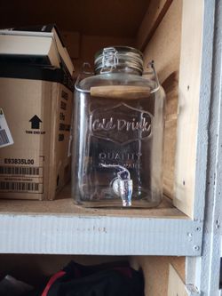 Glass Drinking Container