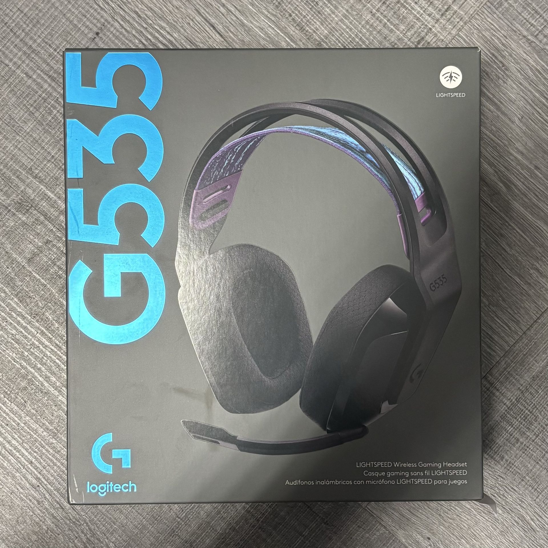 Logitech - G535 LIGHTSPEED Wireless Gaming Headset for PC, PS5, PS4 - Black