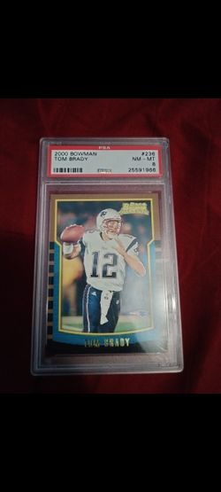 Tom Brady Rookie Card PSA 8