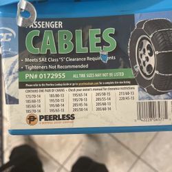 Tire Chains Like New Passenger