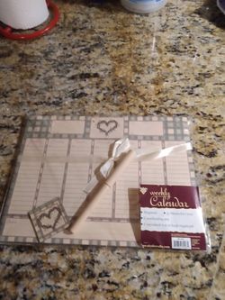 Magnetic Weekly Calendar-NEW