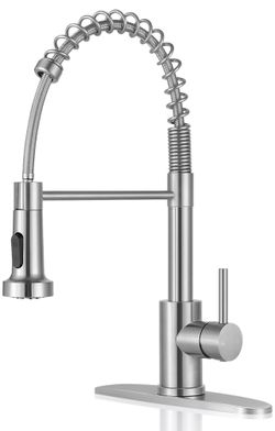 Kitchen Faucets with Pull Down Sprayer Brushed Nickel Asking $65