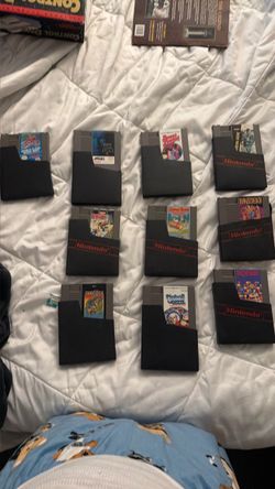 Lot of 9 NES Nintendo Cartridges