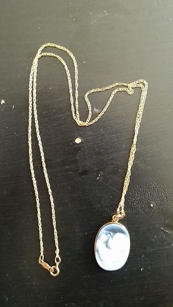 14kt gold baby necklace