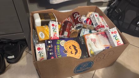 Free large Box of food