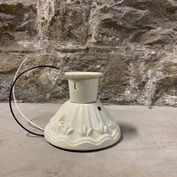 Art Deco Porcelain Wall Sconce (professionally Rewired) 