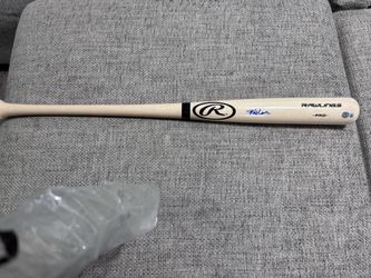 BRENNEN DAVIS Signed Autograph Rawlings Pro Baseball Bat (Beckett) - Mariners