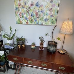 Bombay Mahogany Console With Drawers