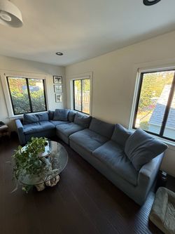 Living Spaces Bliss 3-Piece Sectional Sofa
