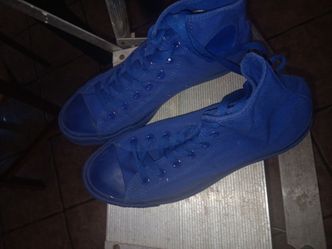 Blue Converse
