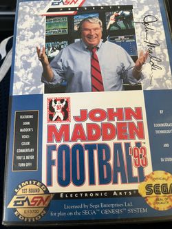 John Madden Football '93 Sega Genesis Limited Edition