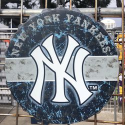 New York Yankees Bottle Cap Sign