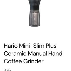 New Coffee Grinder 