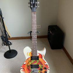 Vince Neil signed Guitar