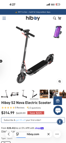 electric scooter