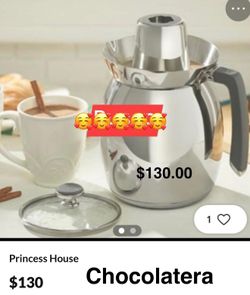 Chocolatera Princess house