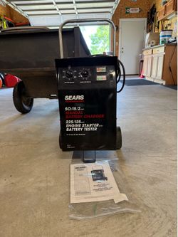Sears battery charger 50/15/2 , engine starter 225/125 amp
