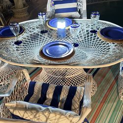 MCM Woodard  Indoor/Outdoor Patio Set