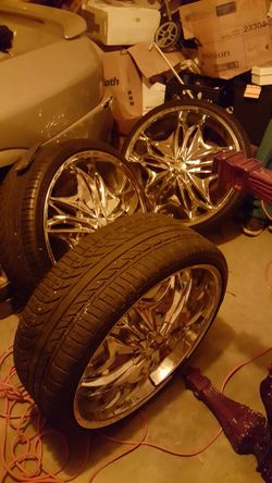 It's all 4 rims and tires