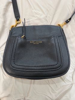 Marc Jacobs Black Leather Crossbody Bag