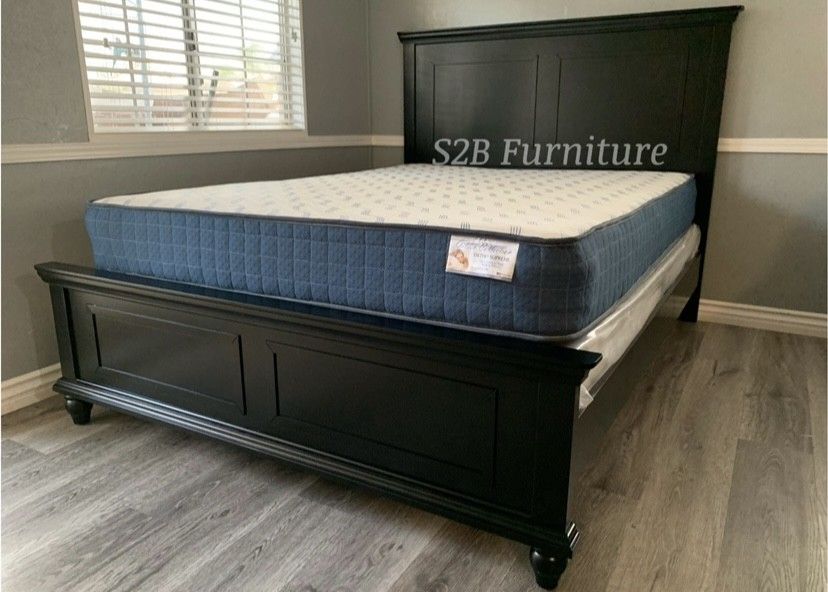 Ck Black Wooden With Orthopedic Matres!!!!