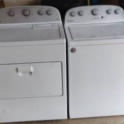 XL Whirlpool Washer And Dryer 