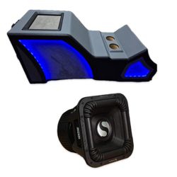 CHEVY GMC TRUCKS CUSTOM BOX CENTER CONSOLE WITH KICKER SOLO X 10” Subwoofer 