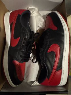 Air Jordan retro 1 low “bred” size 11